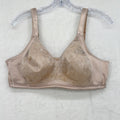 Playtex 18 Hour Bra 42C Womens Beige 4912 Lift Support Wireless