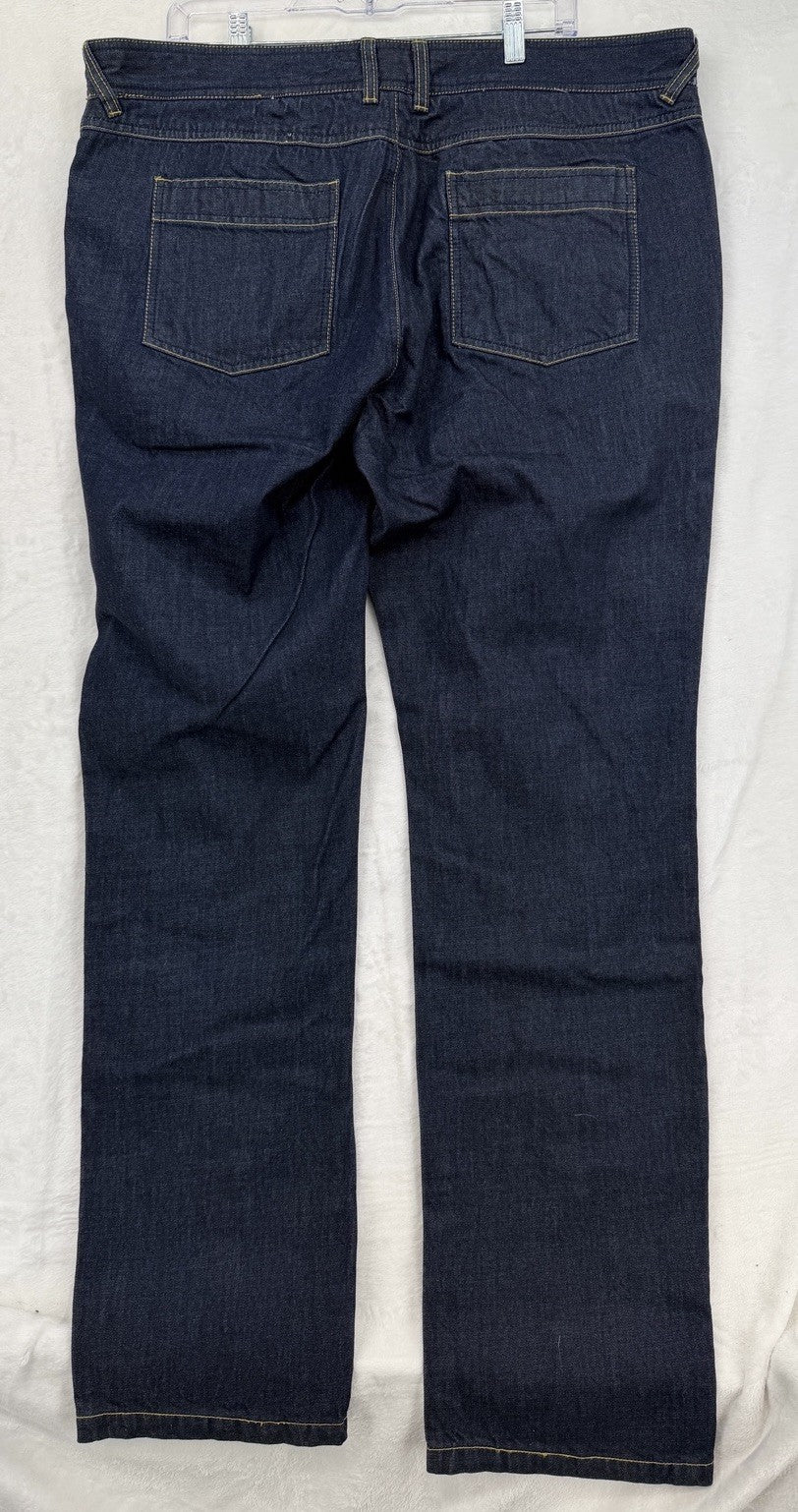 Craghoppers Jeans Mens 40x34 Nosidefence Insect Protect Blue Straight Leg New