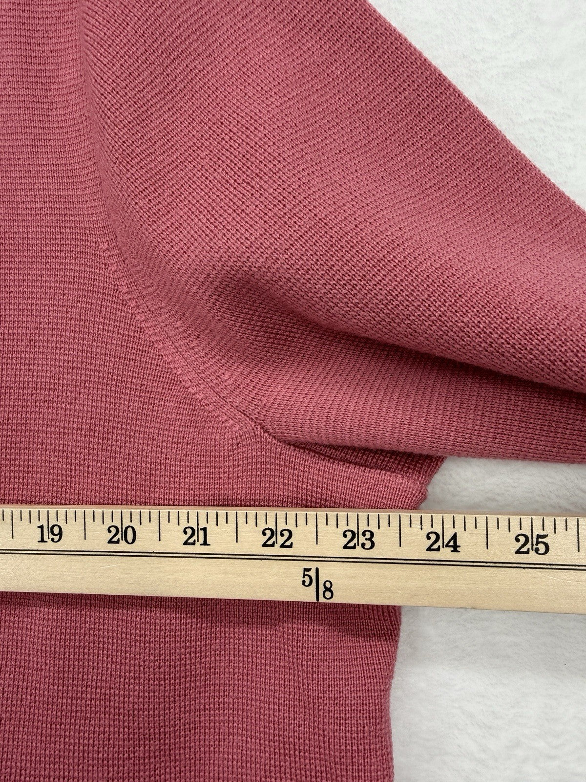 Talbots Sweater Jacket 2X Petite 2XP Pink 100% Merino Wool Blazer Knit Women