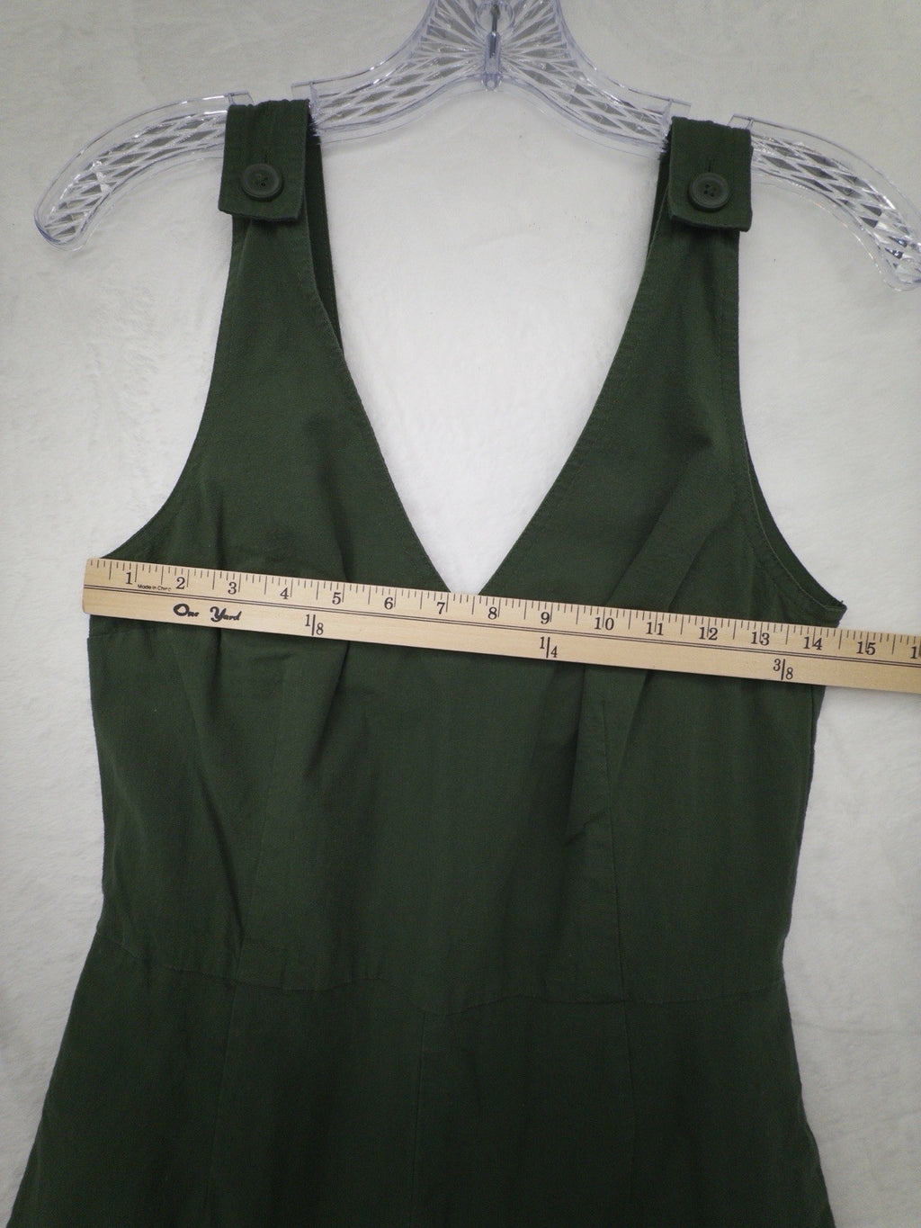 United By Blue Impact Collection XS Women Organic Cotton Green Romper Shorts New