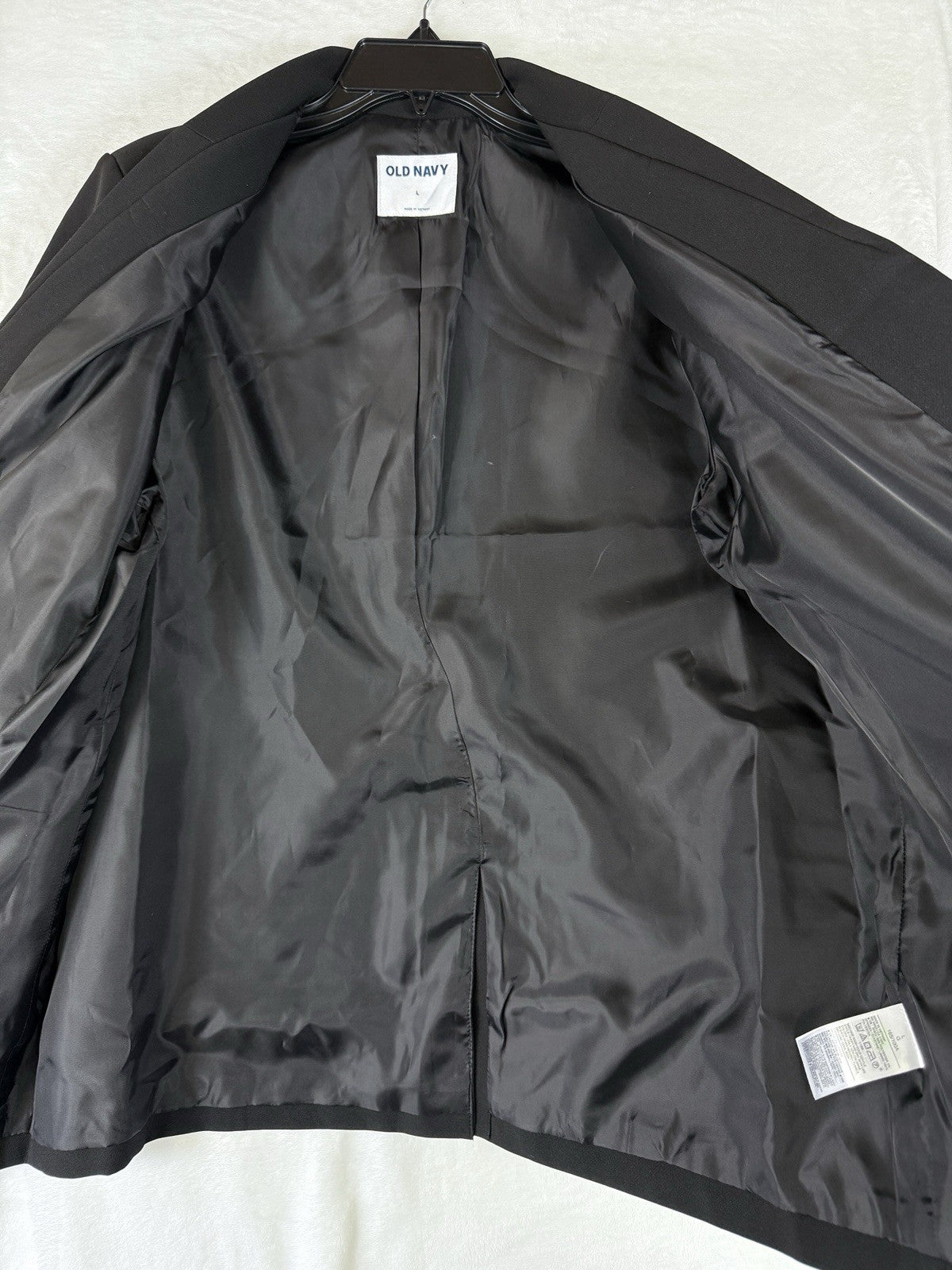Old Navy Blazer Women Large Black Jacket Classic Stretch New NWT