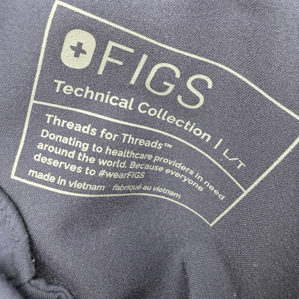 FIGS Mens Tansen Jogger Scrub Pants Large Tall Blue *FlawRead