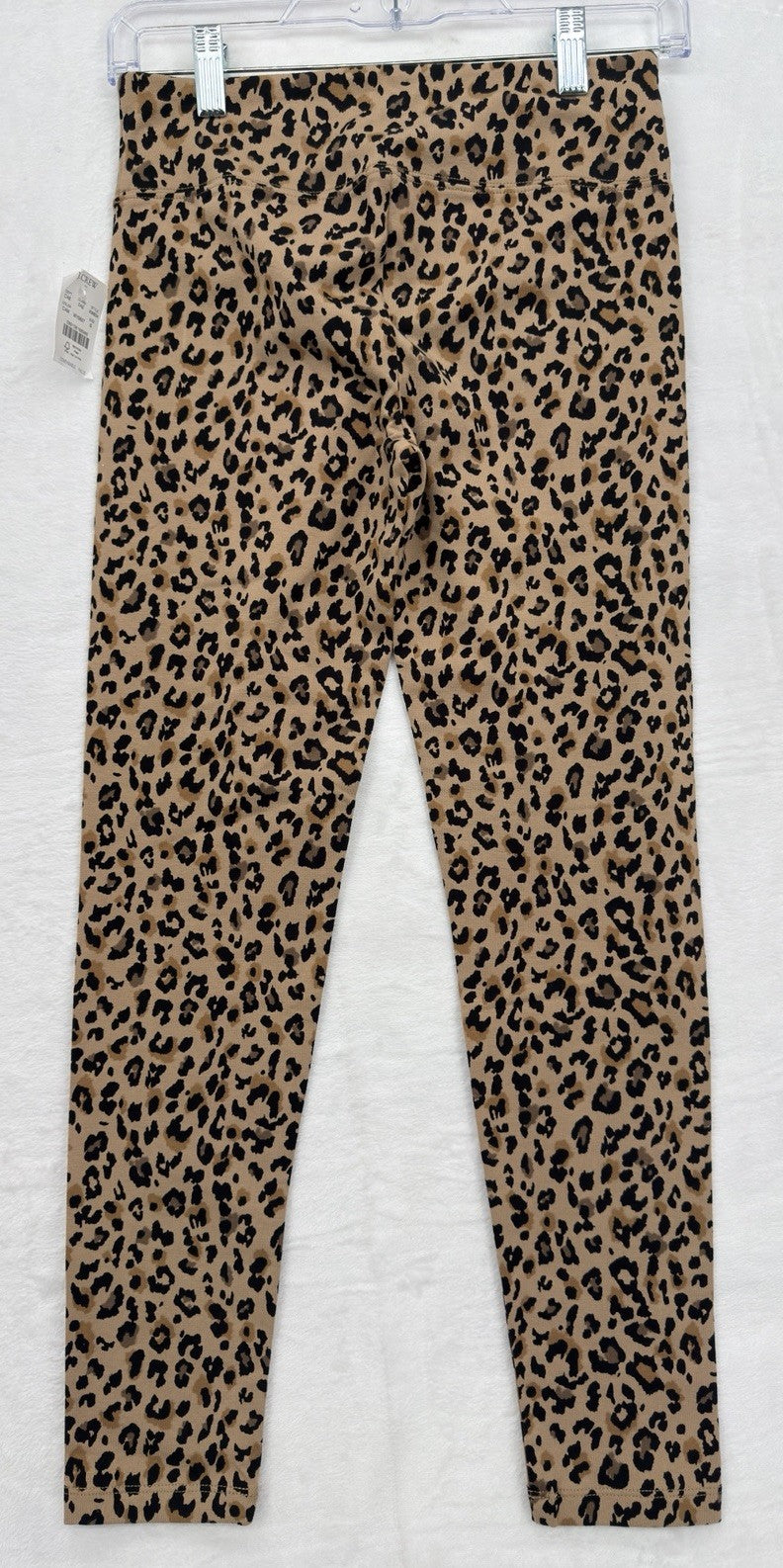 J Crew Small Full Length Everyday Leggings in Leopard Print Knit Womens New NWT