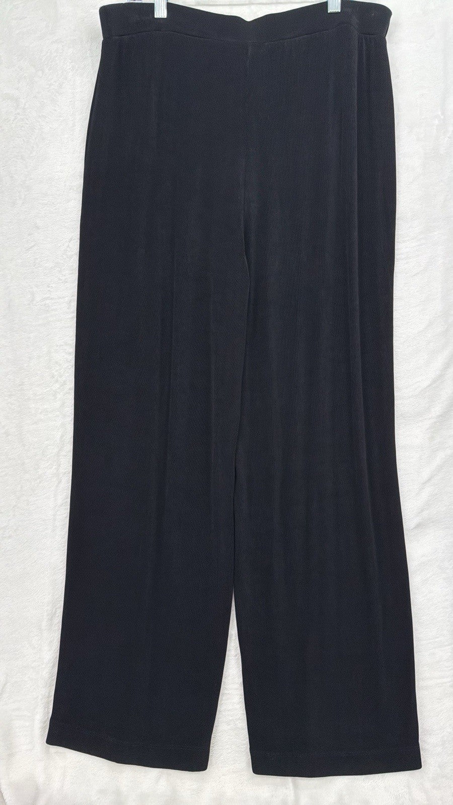 Chicos Travelers Size 3 Short Pants Black Pull On XL Womens Acetate Spandex