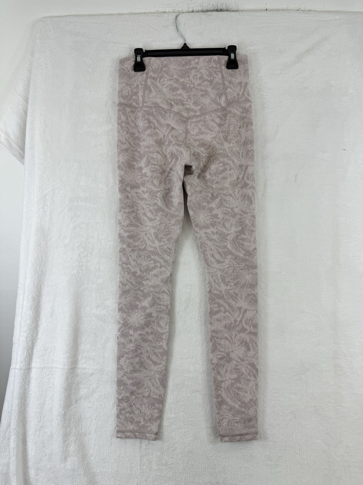 Athleta Elation Textured Tight Small Pink Floral Womens Workout Stretch