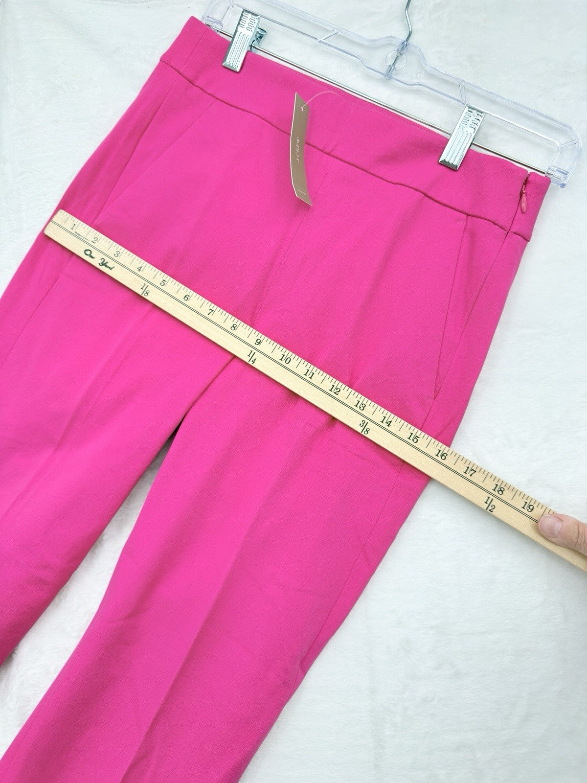 J Crew Remi Pants 2 Hot Pink High Rise Womens Cotton Stretch New NWT