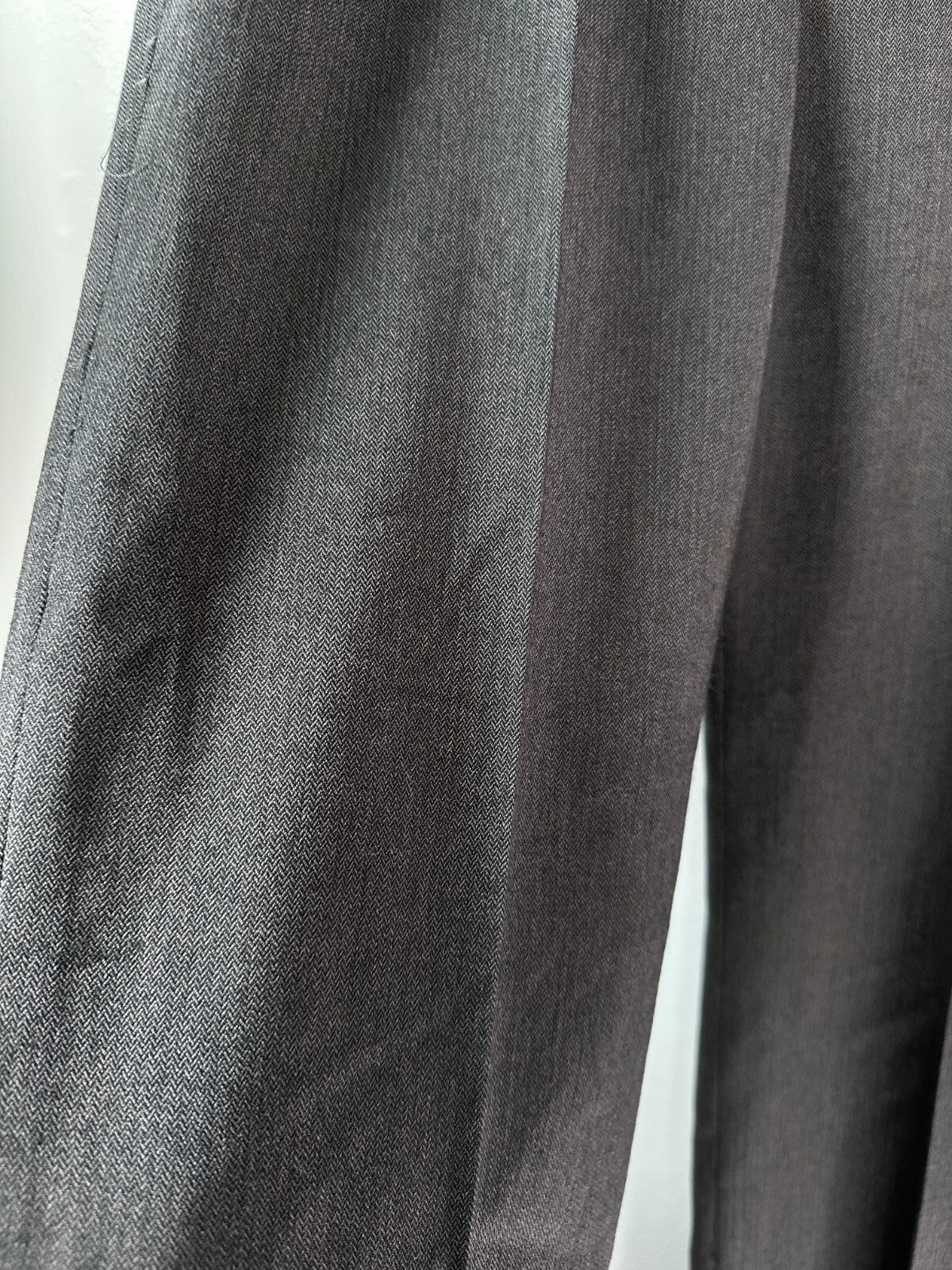 Tahari Dress Pants 2 Charcoal Gray Wide Leg NWT Stretch Womens