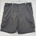 Wrangler Authentics Cargo Shorts Mens 46 Gray 9.5” Nylon