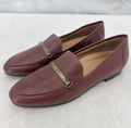 Vionic Evie Leather Loafer 9 Womens Brown Slip On Shoes