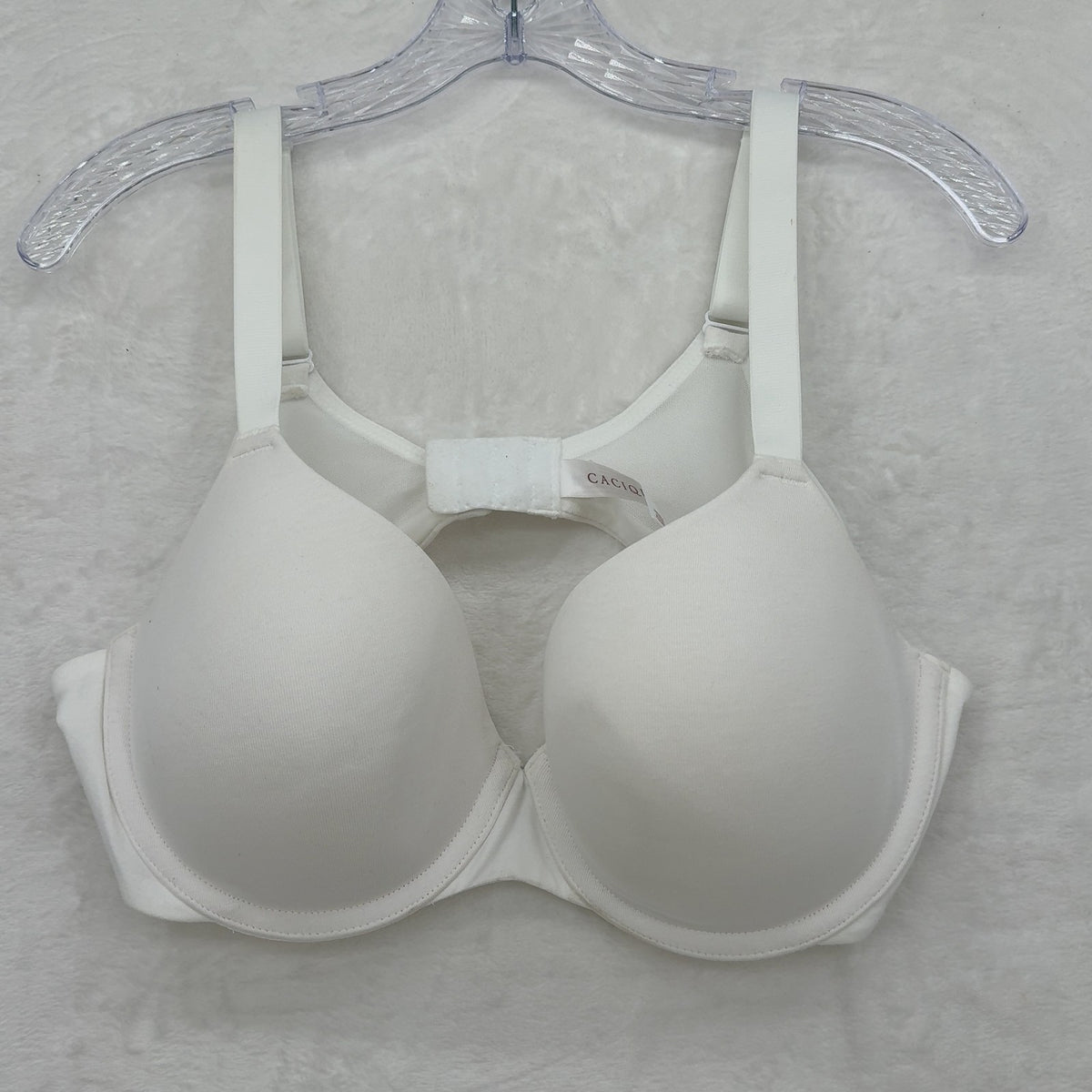 Cacique Bra 40C Lightly Lined T Shirt Womens White Lane Bryant