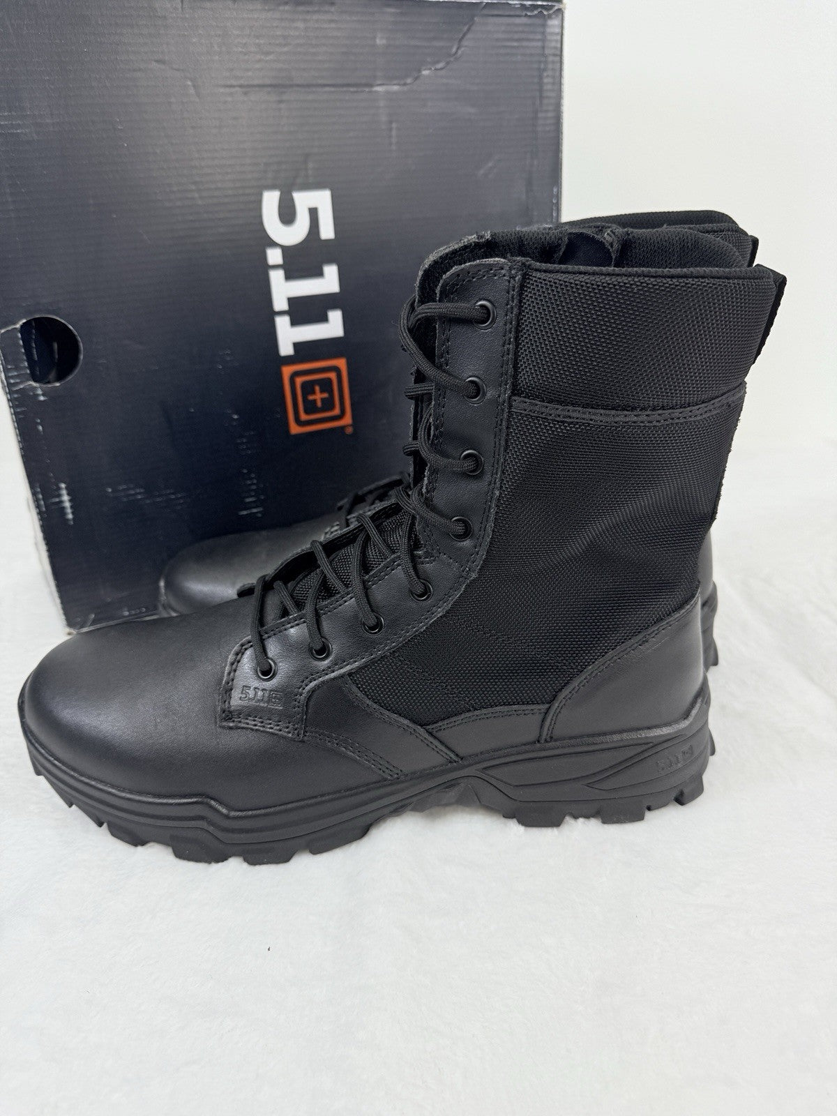 5.11 Tactical Boots 14 Mens Black New Speed 3.0 Waterproof Side Zip ASTM