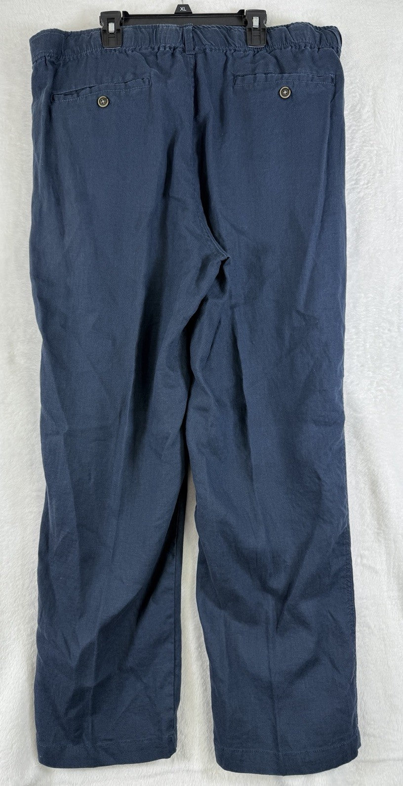 28 Palms Linen Pants XL 30 Womens Blue 100% Linen