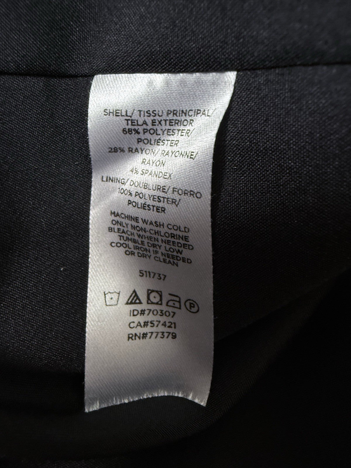 Ann Taylor Jacket 8 Black Blazer Womens One Button