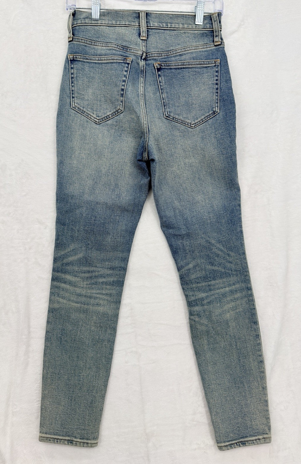 J Crew Curvy Toothpick Jeans 25 Womens Blue Denim High Rise