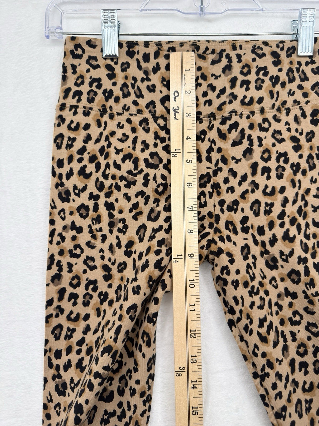 J Crew Small Full Length Everyday Leggings in Leopard Print Knit Womens New NWT