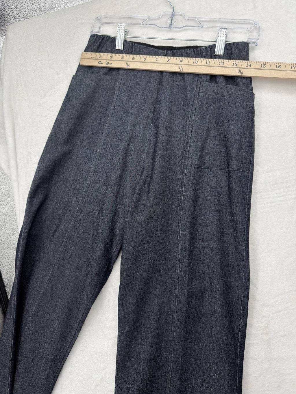 Porto San Francisco Pants Wager 2 Womens Wide Leg Blue Denim