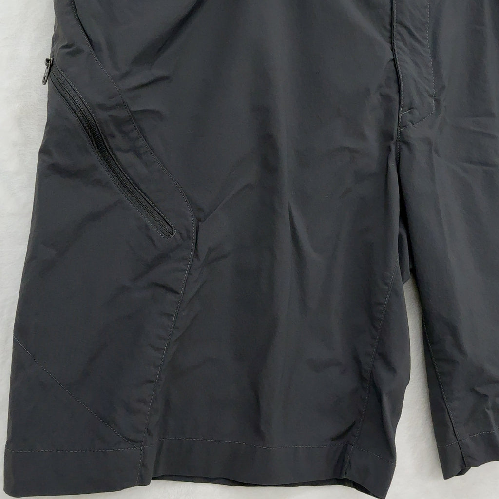 The North Face Paramount Shorts 38 Gray Belted Cargo Mens 8.5” Nylons Stretch