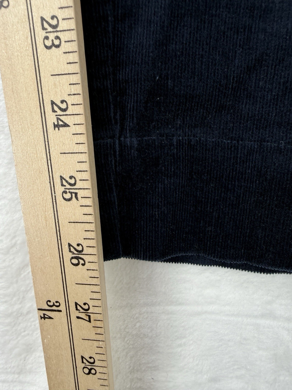 J Jill Corduroy Straight Leg Mid Rise Pants Navy Blue New NWT