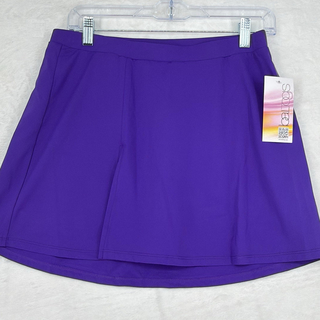 Theatricals Dance Compression Skort Large Womens Purple Lot 2 Dancewear New NWT