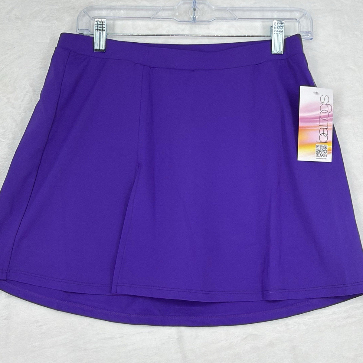 Theatricals Dance Compression Skort Large Womens Purple Lot 2 Dancewear New NWT