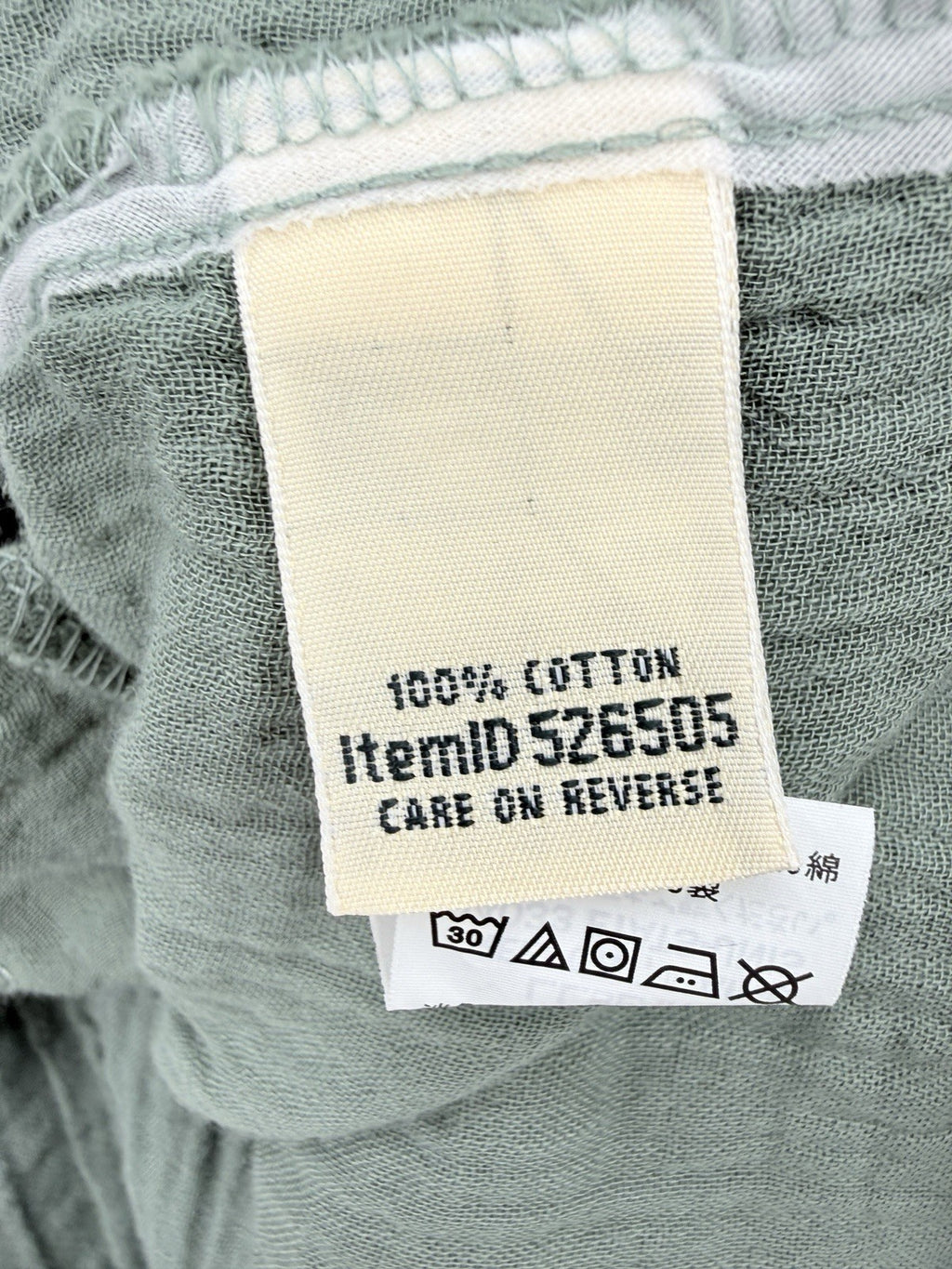 LL Bean Cloud Gauze Cotton Dress Medium Sage Green Sleeveless Pockets Womens