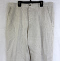 Tasso Elba 100% Linen Dress Pant Straight Leg Natural Beige Men’s 32x32 Preppy