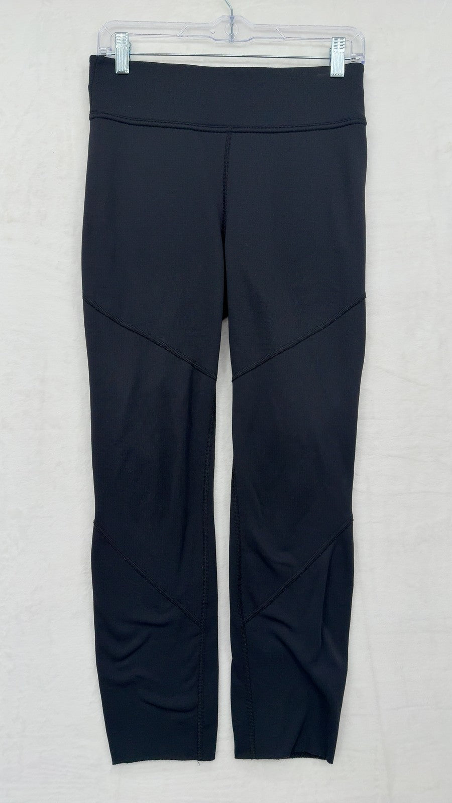 LL Bean Leggings Small Womens Black Fleece Backed Lined Warm Winter