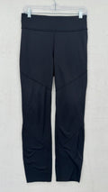 LL Bean Leggings Small Womens Black Fleece Backed Lined Warm Winter