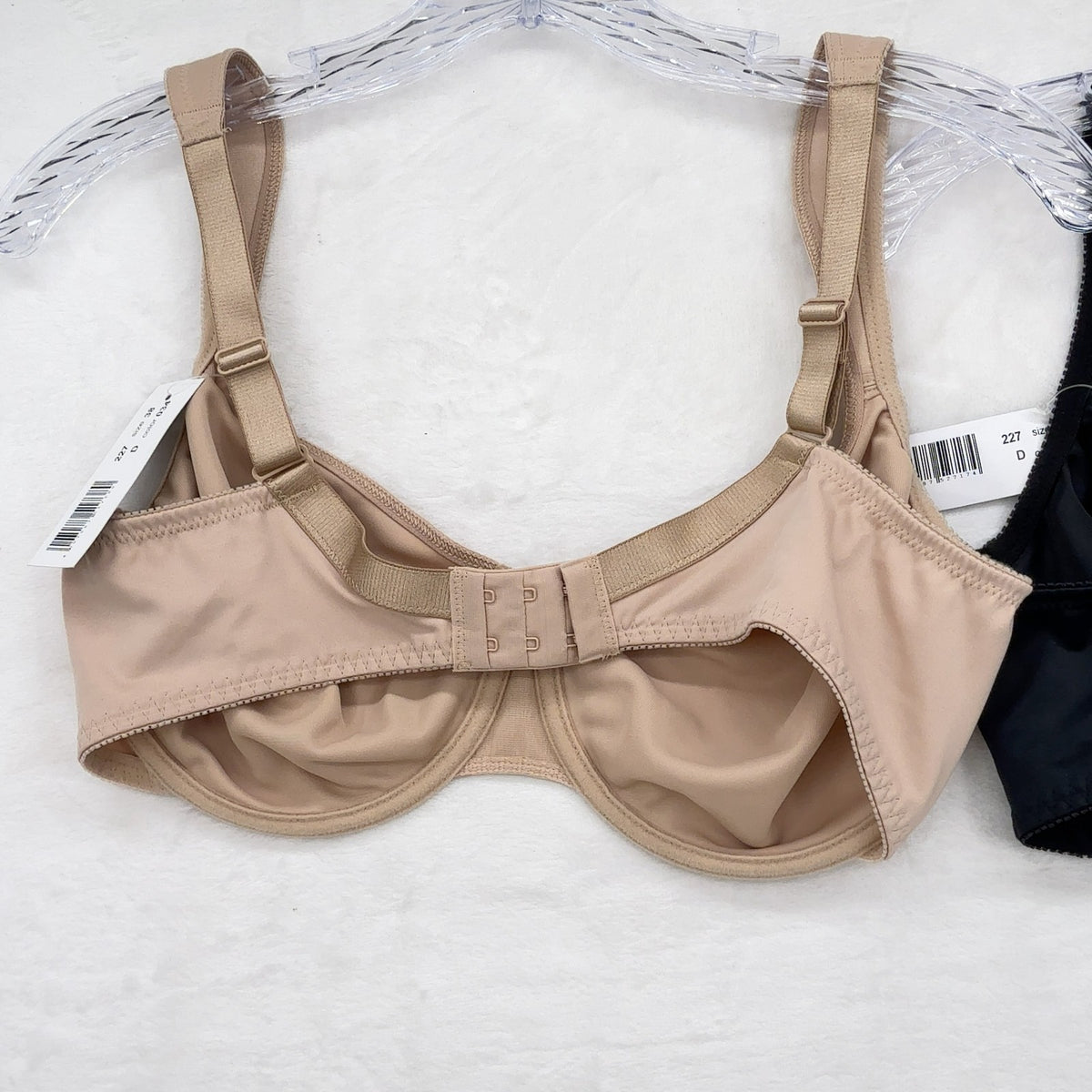 Bra Smyth 38D Manhattan Minimizer Black Beige Underwire BraSmyth New NWT