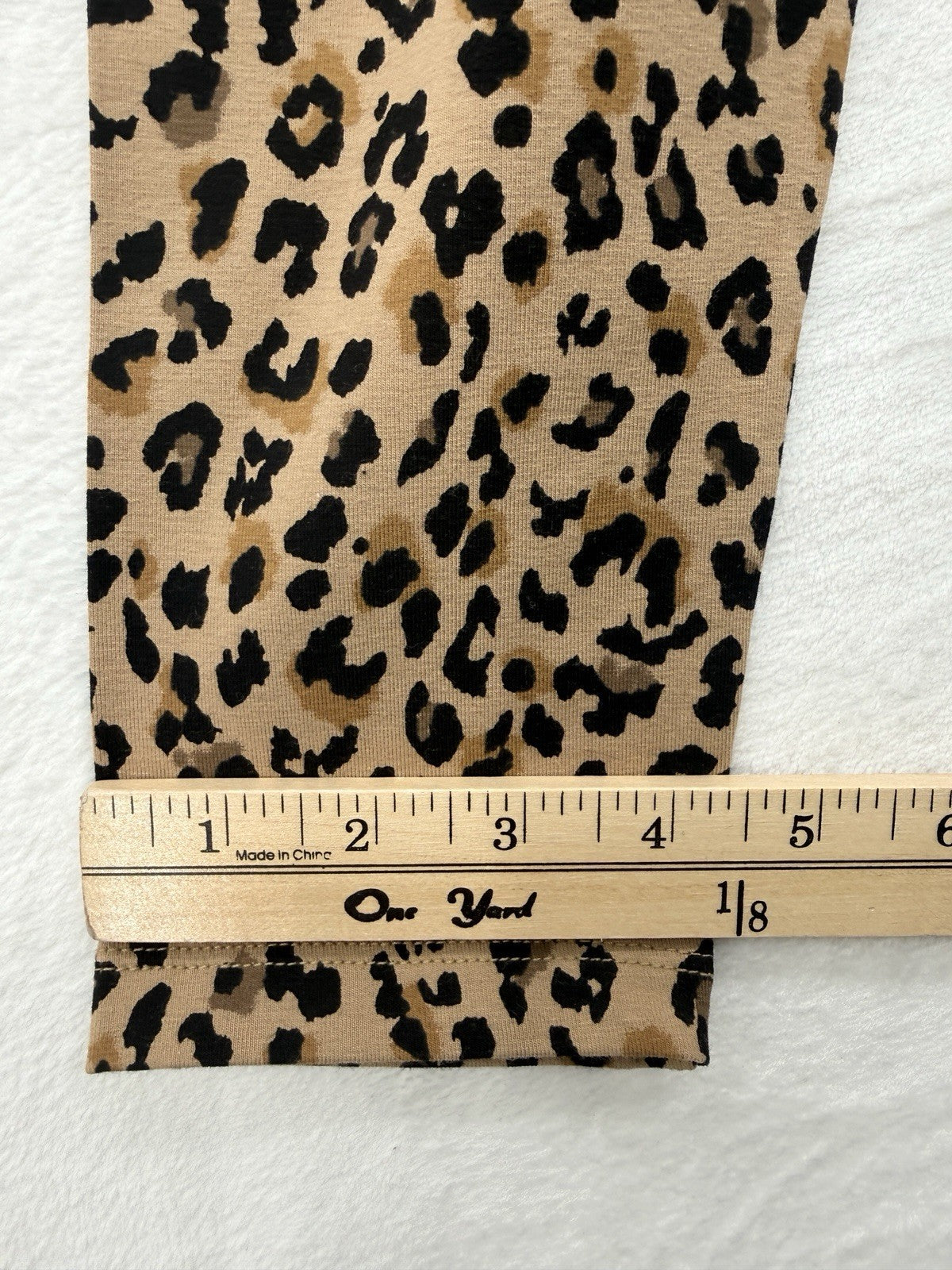 J Crew Small Full Length Everyday Leggings in Leopard Print Knit Womens New NWT