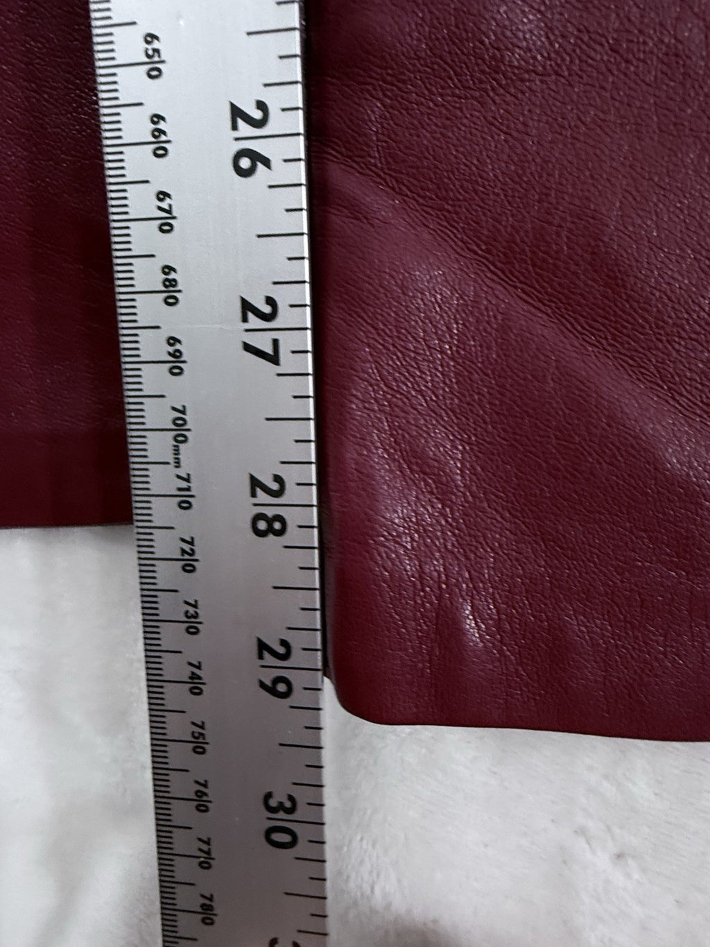 Aritzia Wilfred Faux Leather Pants 6 Lucy Burgundy Red