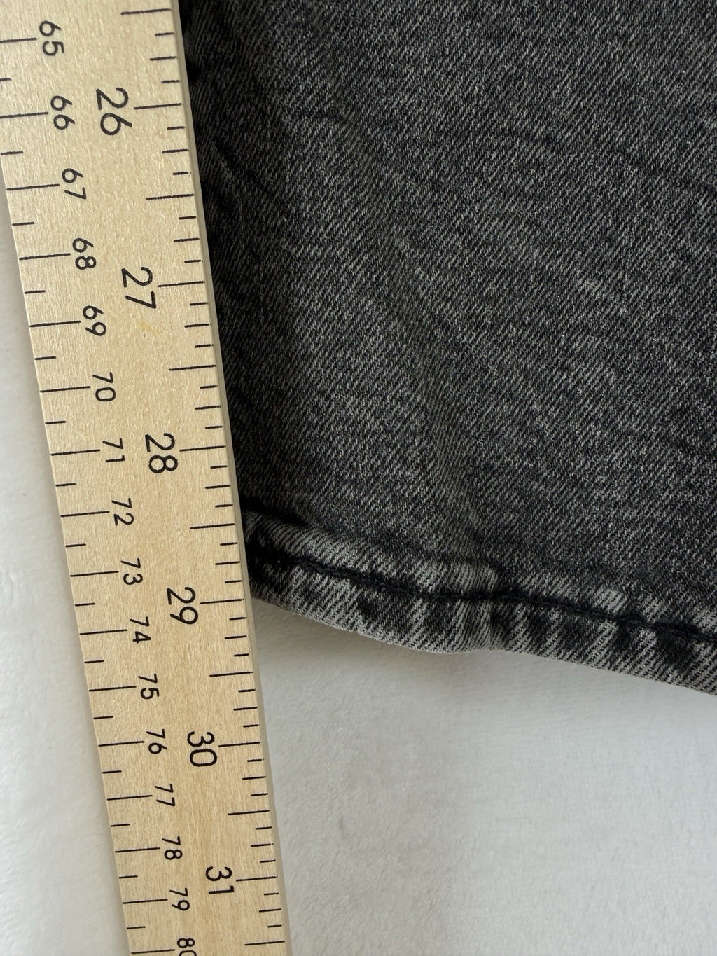 Levis 502 Taper Fit Jeans 34x30 Men’s Stretch Black Gray Levi’s