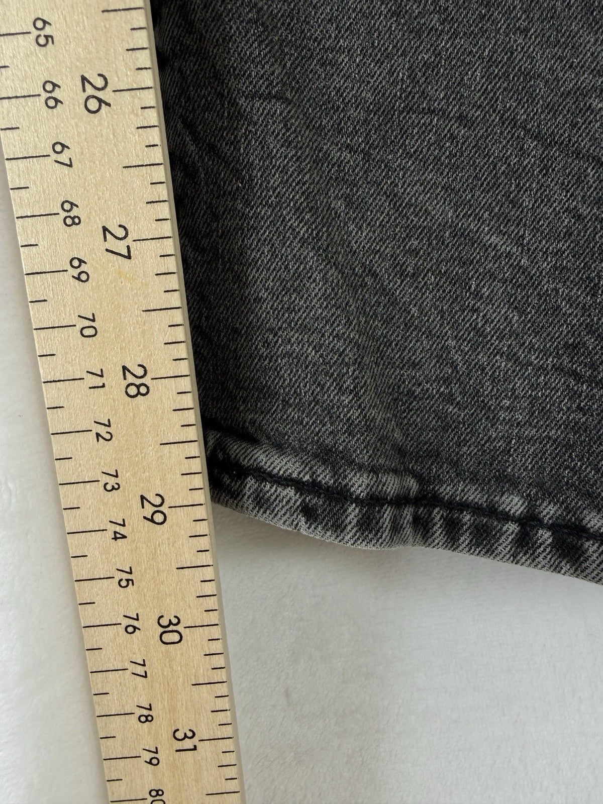 Levis 502 Taper Fit Jeans 34x30 Men’s Stretch Black Gray Levi’s