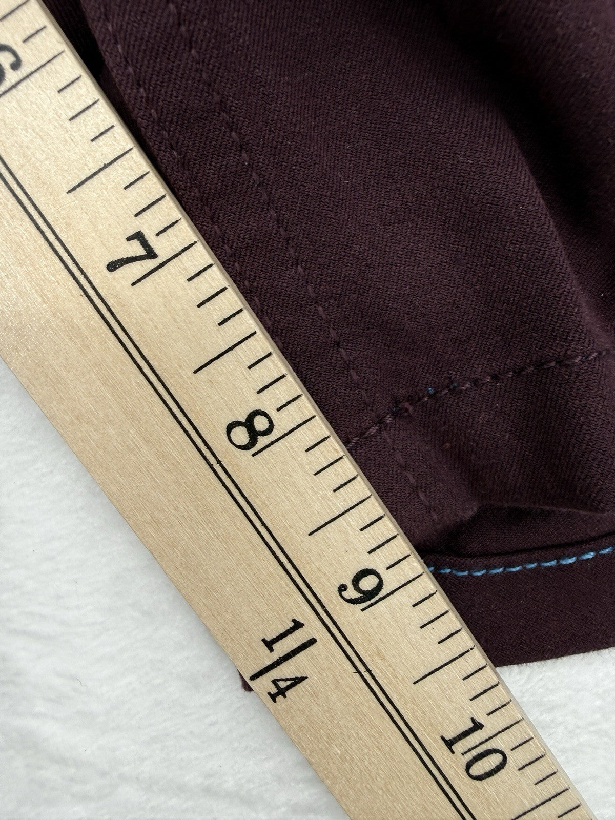 Mugsy Shorts 36 Ports 9” Maroon Chino Mens
