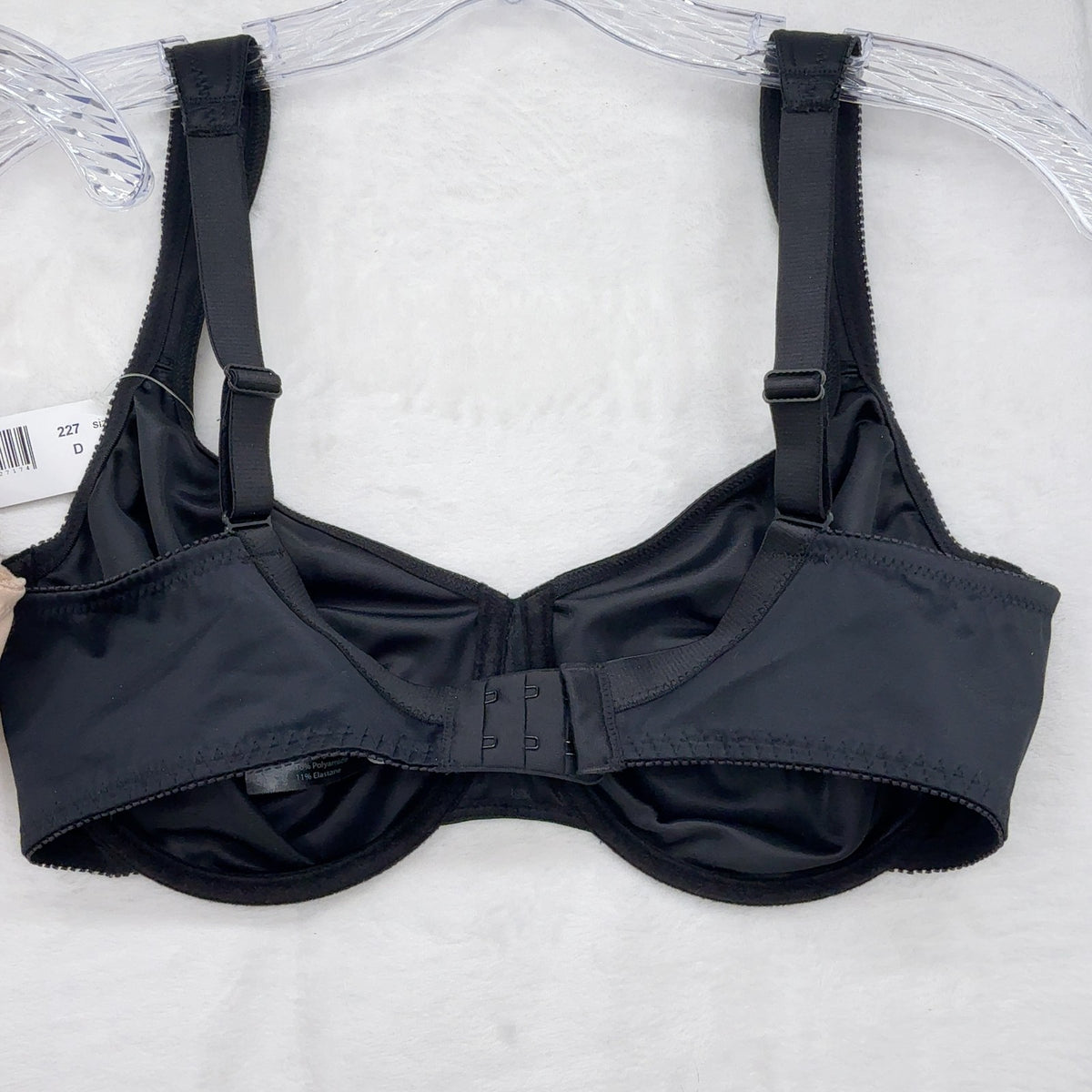 Bra Smyth 38D Manhattan Minimizer Black Beige Underwire BraSmyth New NWT