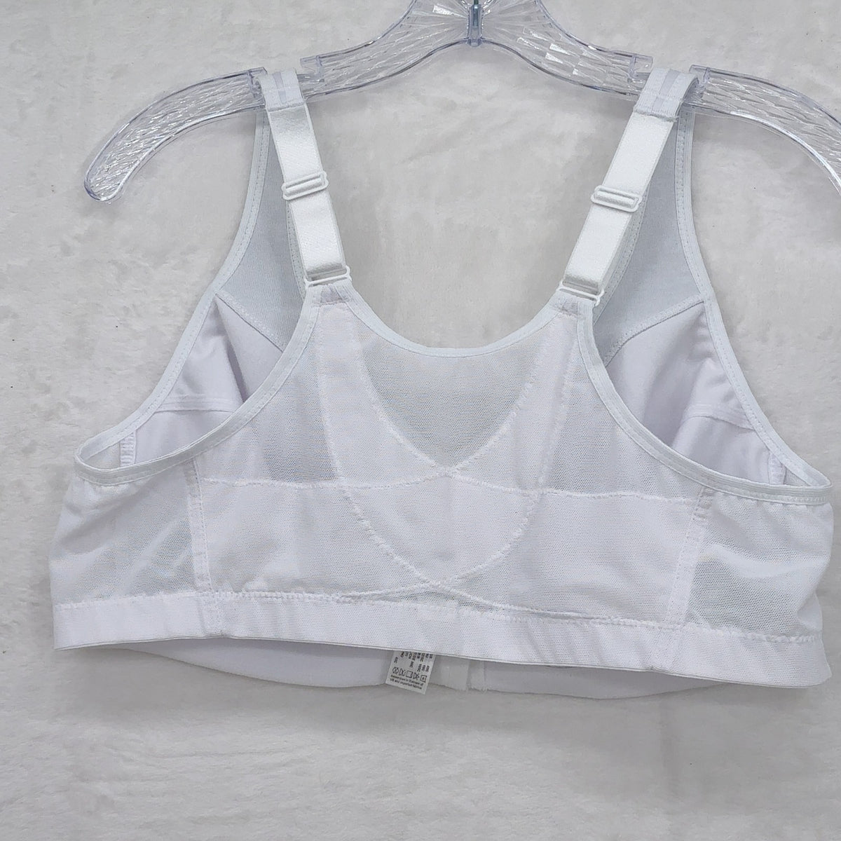 Glamorise Magic Lift Bra 40C Front Closure Posture Back Womens White 1265