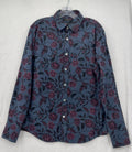 Banana Republic Luxe Poplin Untucked Slim Fit Button-Up Shirt Medium Mens