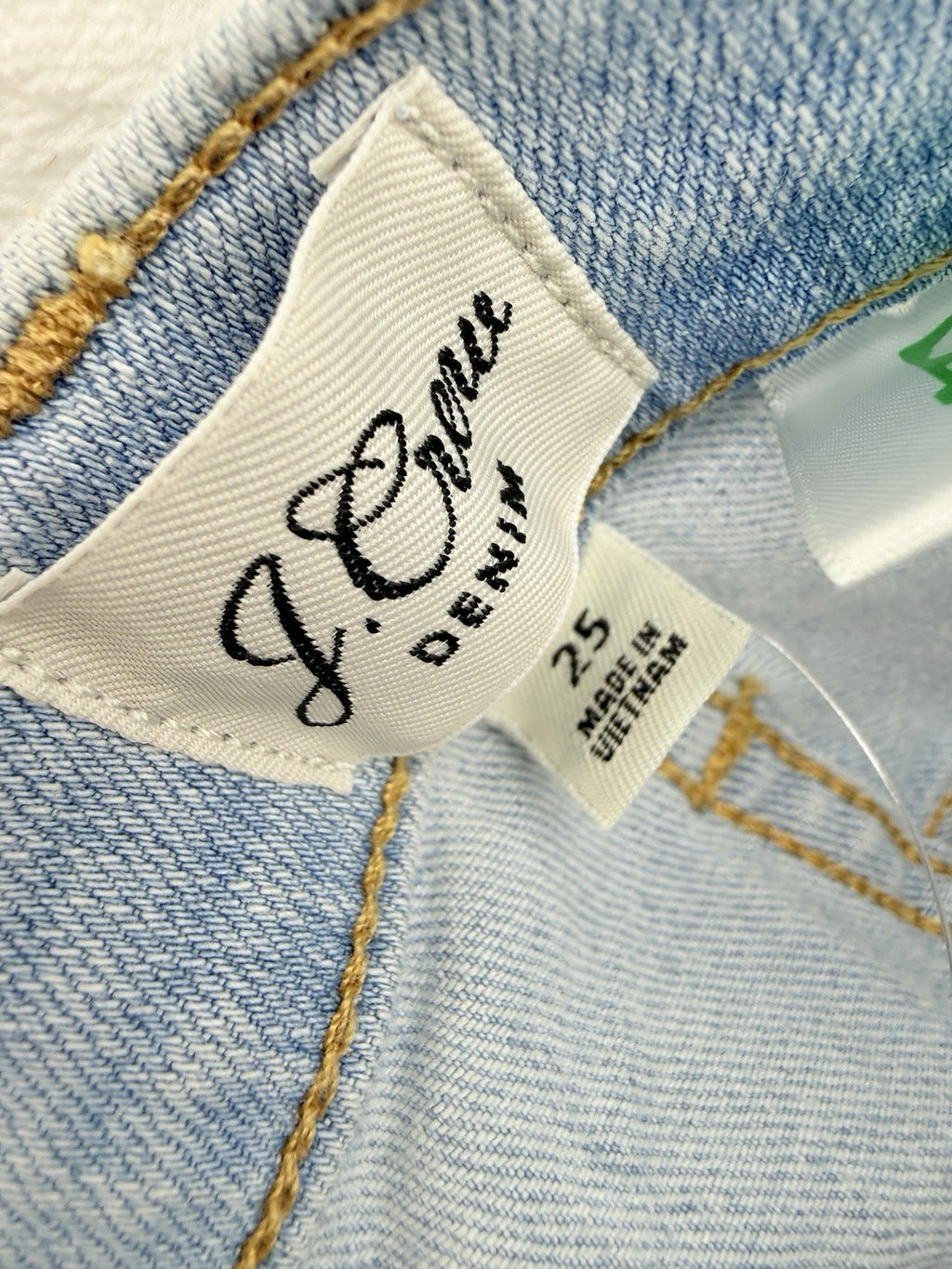 J Crew 9” High Rise Toothpick Jeans 25 Womens Blue Denim *FlawRead New NWT