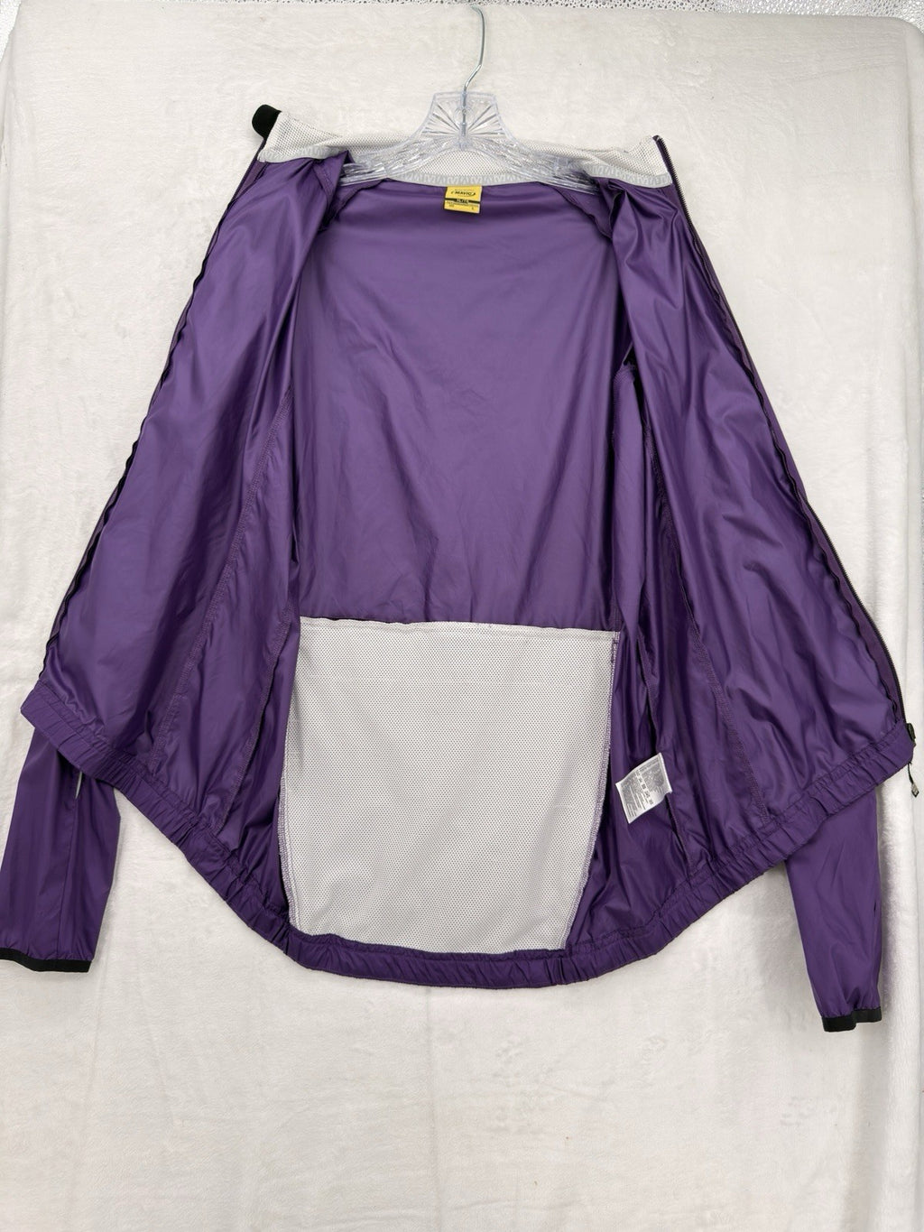 Mavic Jacket XL Womens Cloud Wind SL Shell Cycling Purple Lightweight