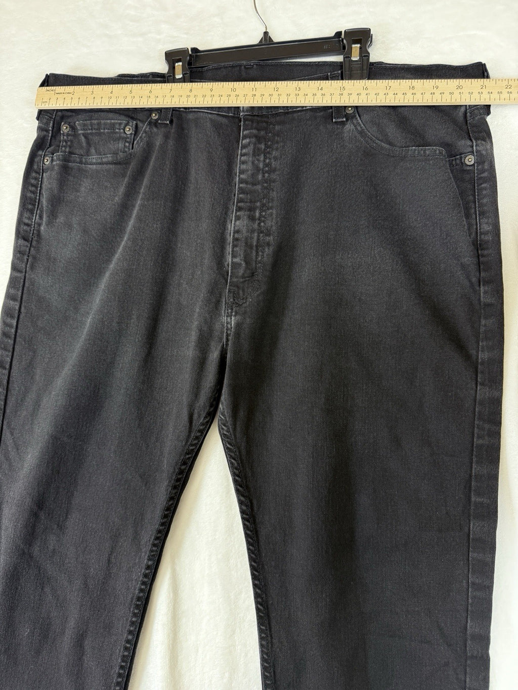 Levis 505 42x32 Mens Jeans Black Levi ‘s Regular Fit