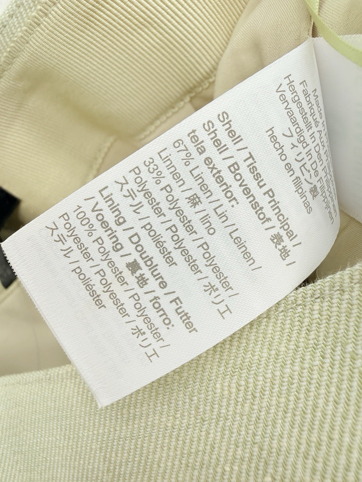 J Crew Wrap Mini Skirt 0 Womens Linen Stretch Short Light Sage Green New NWT