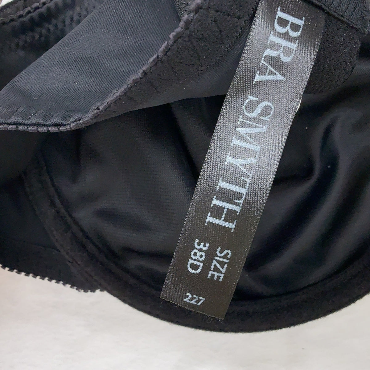 Bra Smyth 38D Manhattan Minimizer Black Beige Underwire BraSmyth New NWT