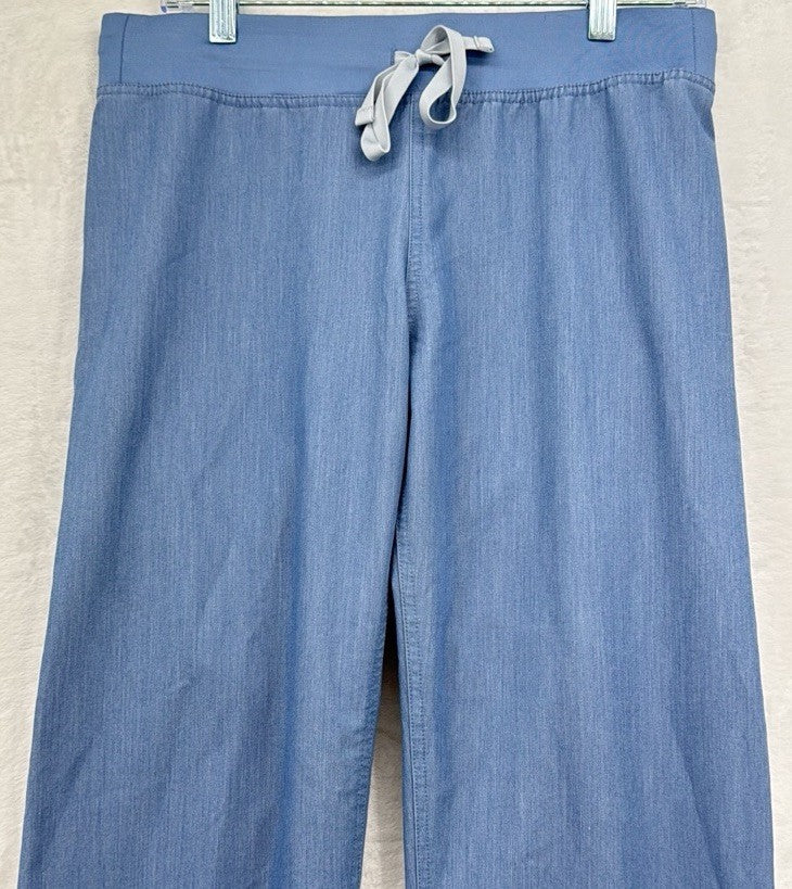 Figs Scrubs Women Small Pants Livingston  Blue Heather Indigo Limited Edition