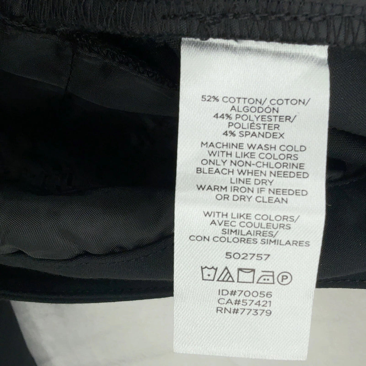 Ann Taylor Ankle Pants 14 Curvy Womens Black Button Hem New NWT
