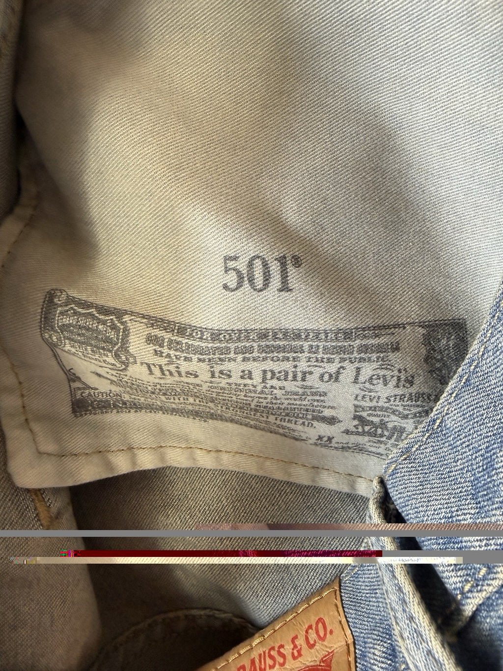 Levis 501 36x30 Mens Jeans Light Blue Levi’s Button Fly