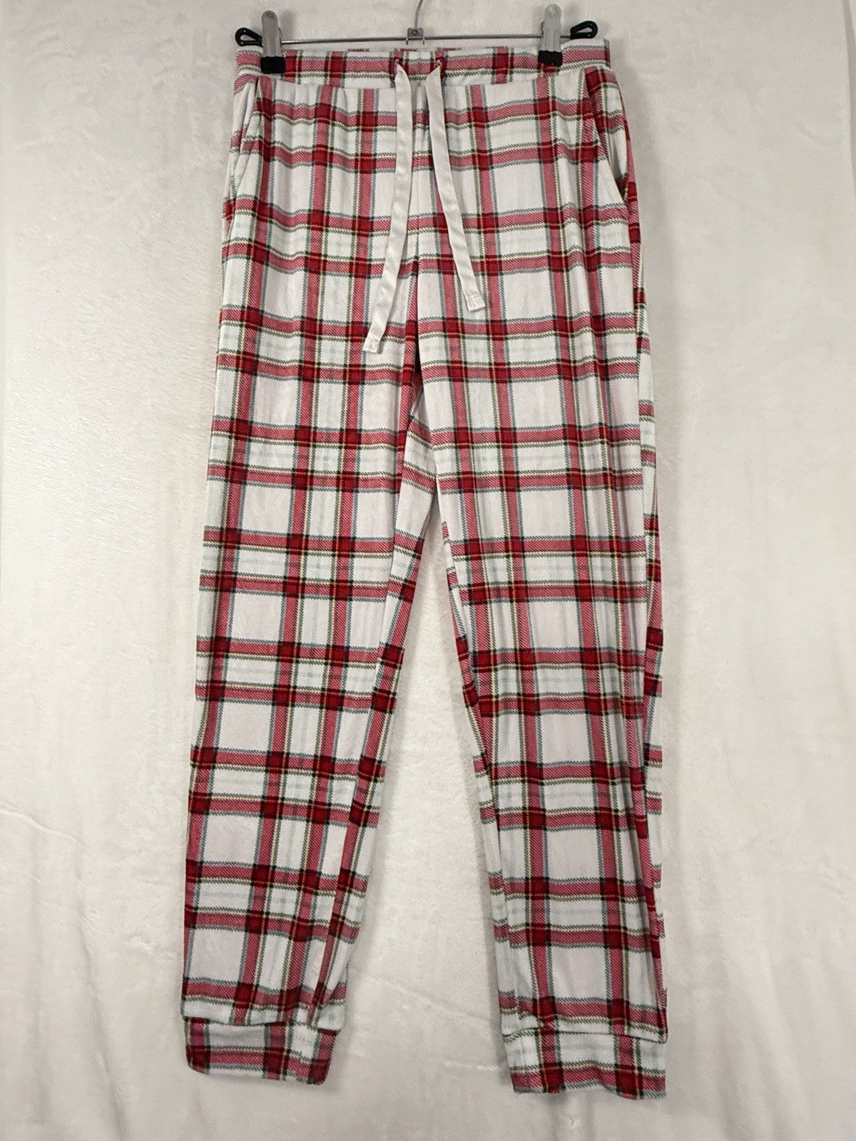 Auden Pajama Pants Small Red Plaid Flannel Soft Womens