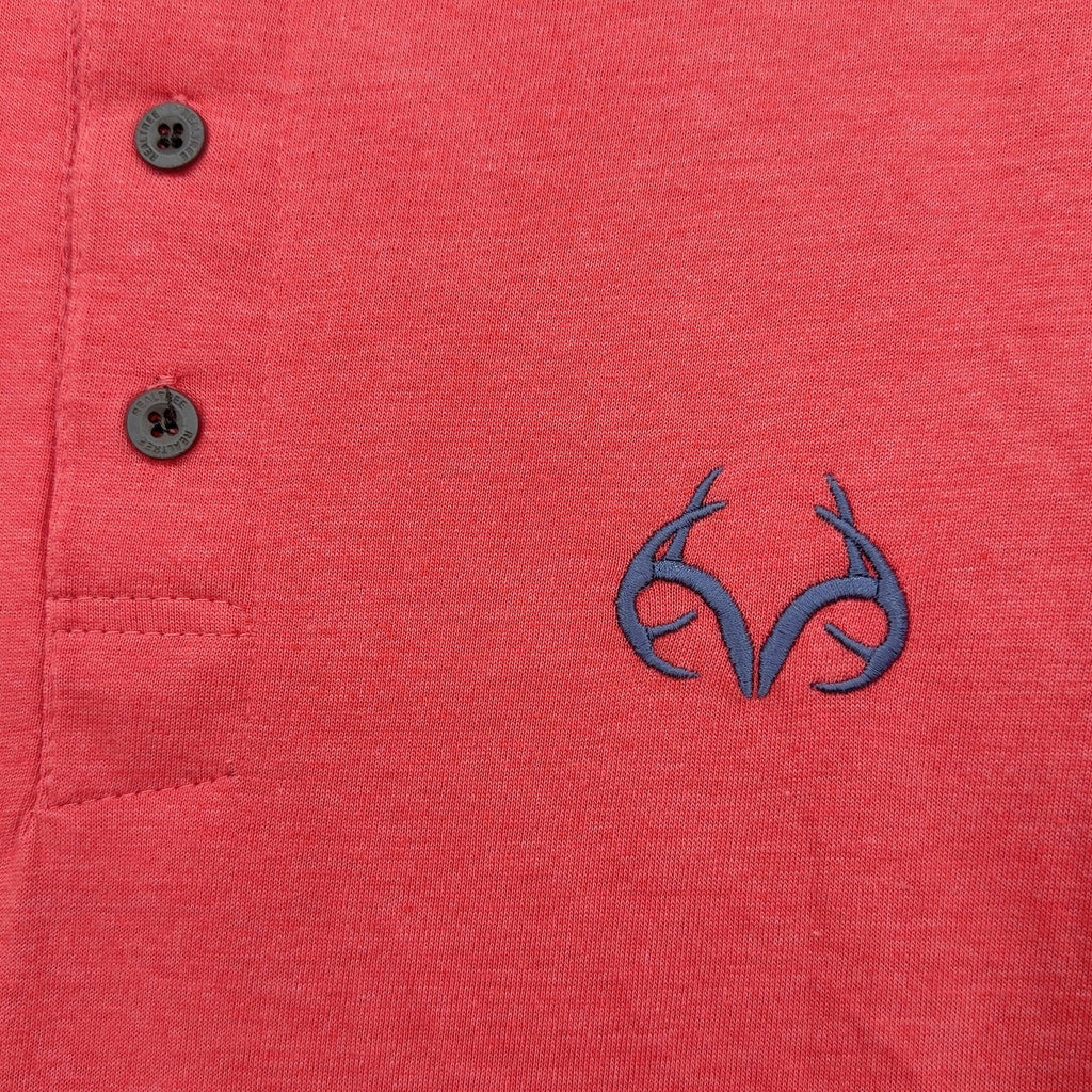 Realtree Henley Shirt Small Mens Short Sleeve New NWT