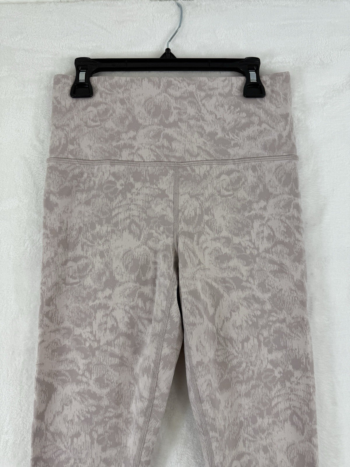 Athleta Elation Textured Tight Small Pink Floral Womens Workout Stretch