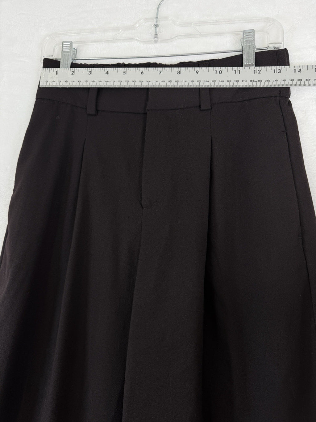 Banana Republic Wide Leg Pants 0 Dark Brown Womens