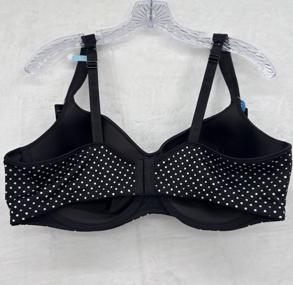 Bali Bra 44C Black One Smooth U Balconette Shaping Underwire 4823 Playtex New